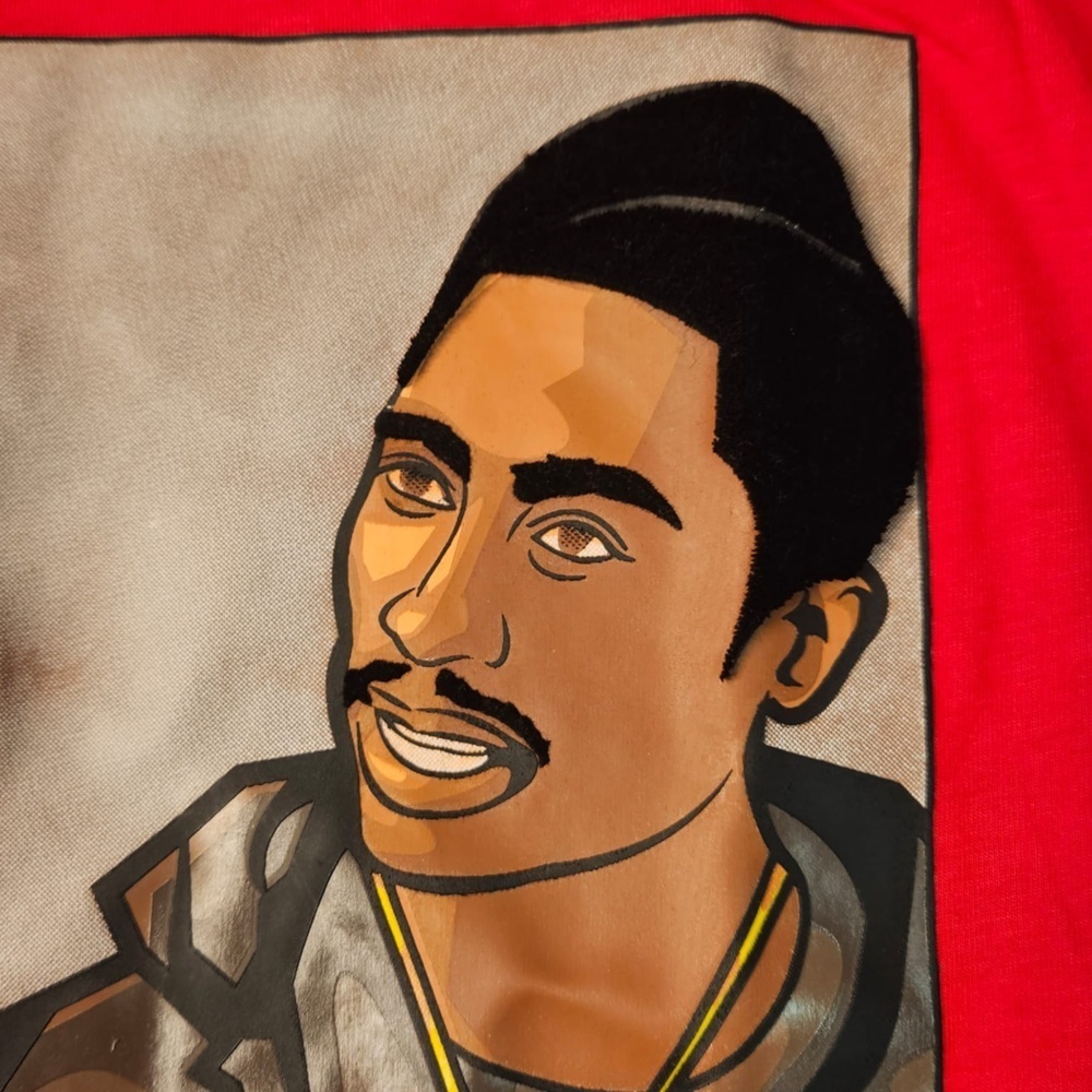 Juice Movie Puffed Embroidered tee sz various - Picture 3 of 4